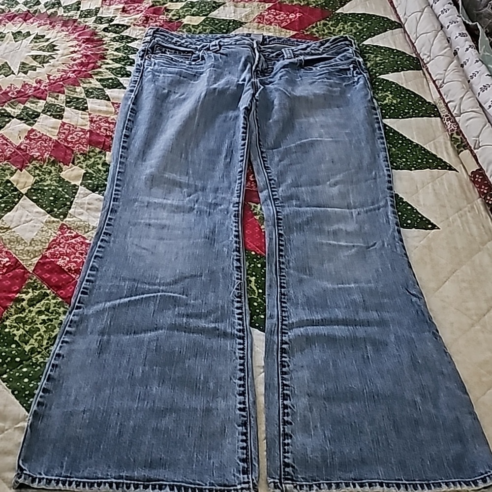 Silver jeans